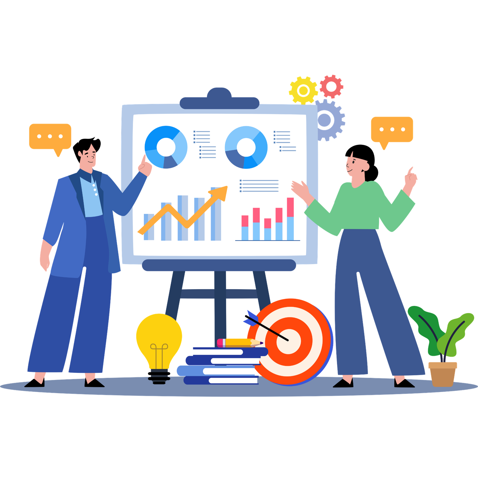 Blue Modern Business Logo